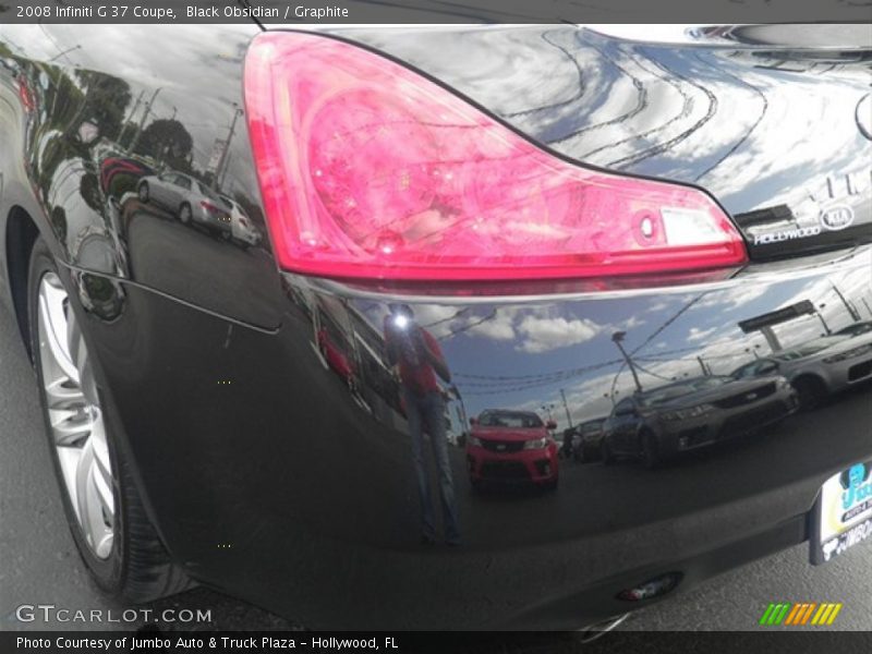 Black Obsidian / Graphite 2008 Infiniti G 37 Coupe