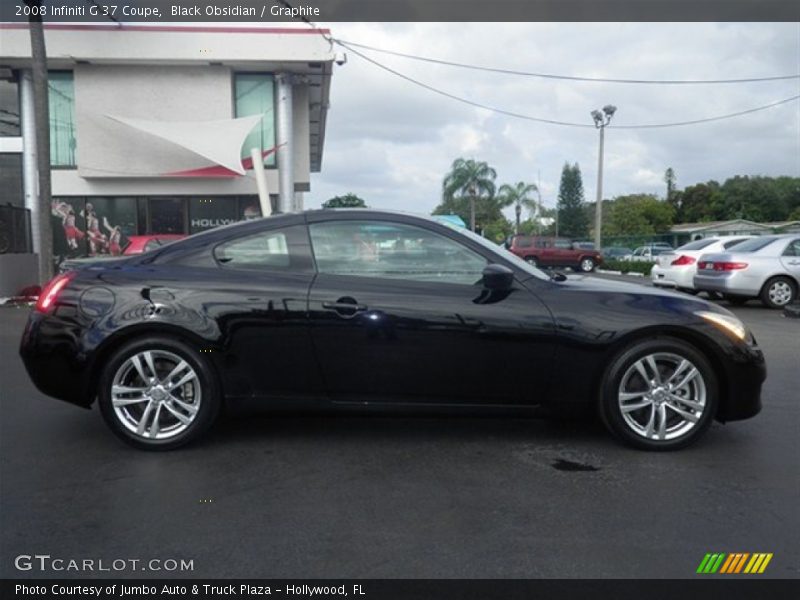 Black Obsidian / Graphite 2008 Infiniti G 37 Coupe
