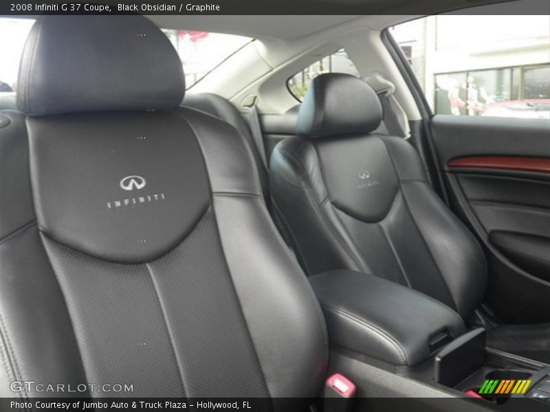 Black Obsidian / Graphite 2008 Infiniti G 37 Coupe