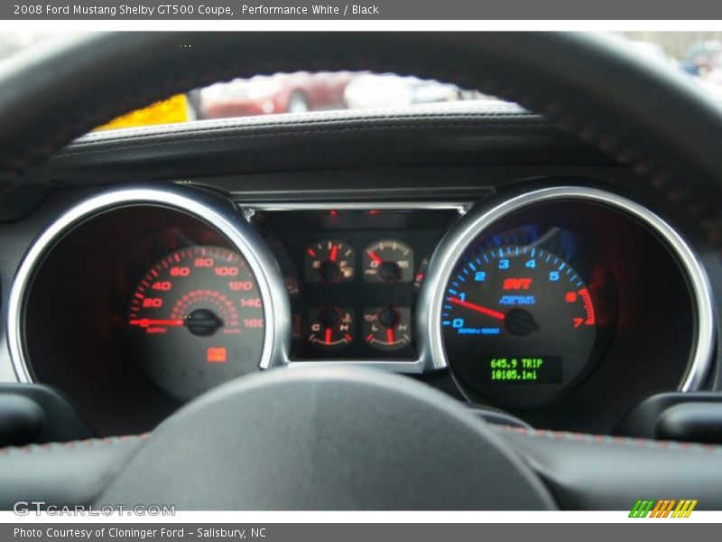  2008 Mustang Shelby GT500 Coupe Shelby GT500 Coupe Gauges