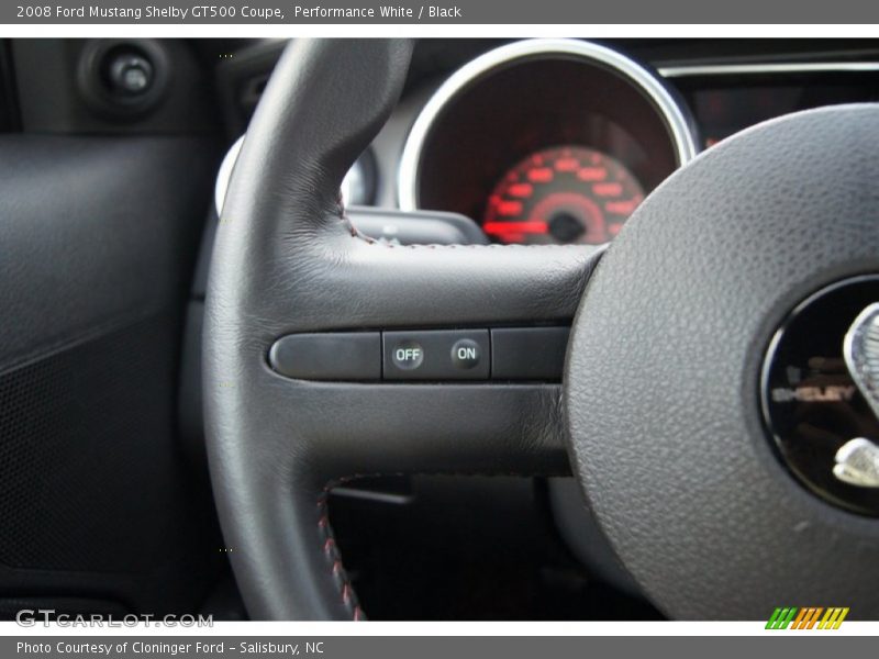 Performance White / Black 2008 Ford Mustang Shelby GT500 Coupe