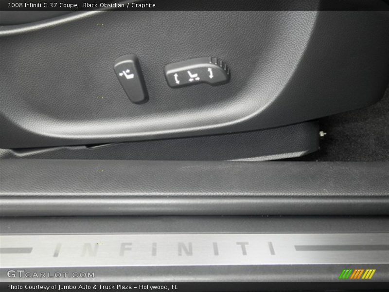 Black Obsidian / Graphite 2008 Infiniti G 37 Coupe