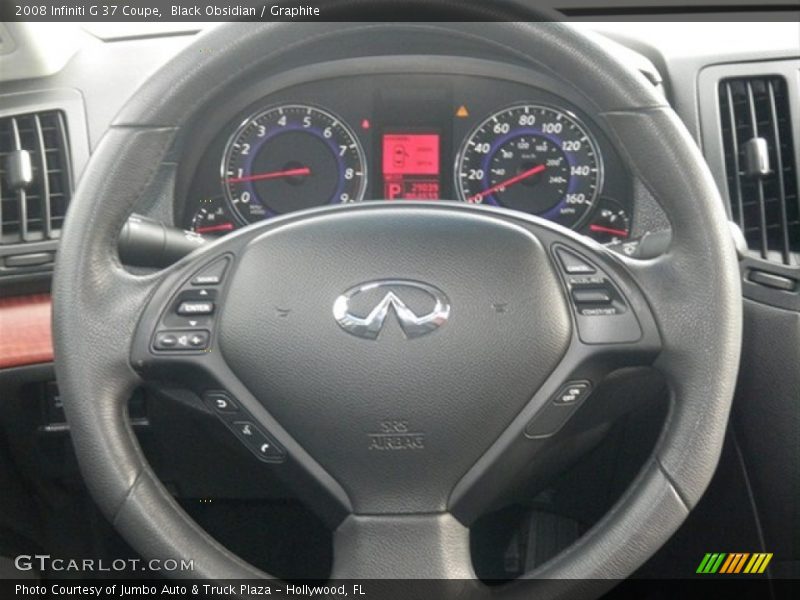 Black Obsidian / Graphite 2008 Infiniti G 37 Coupe