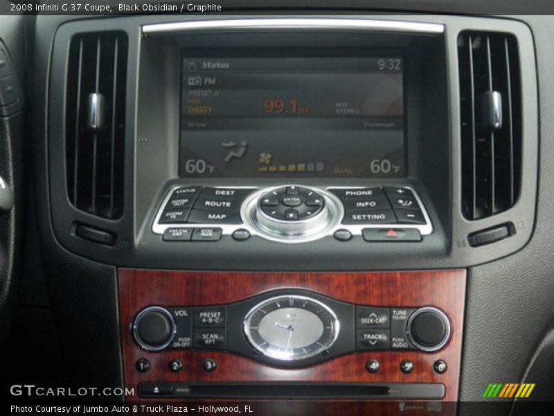 Black Obsidian / Graphite 2008 Infiniti G 37 Coupe