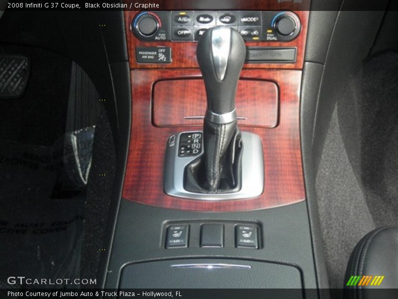 Black Obsidian / Graphite 2008 Infiniti G 37 Coupe