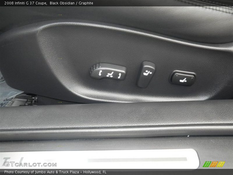 Black Obsidian / Graphite 2008 Infiniti G 37 Coupe