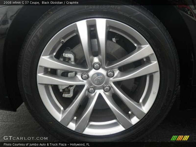Black Obsidian / Graphite 2008 Infiniti G 37 Coupe