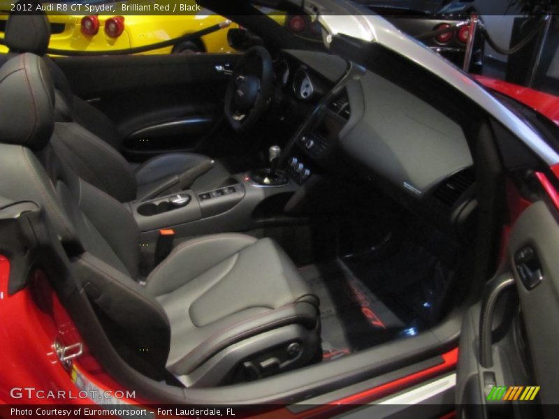 Brilliant Red / Black 2012 Audi R8 GT Spyder