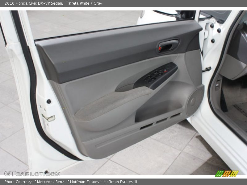 Taffeta White / Gray 2010 Honda Civic DX-VP Sedan