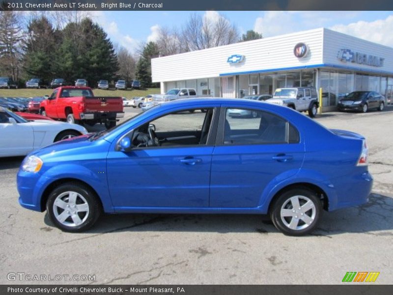 Bright Blue / Charcoal 2011 Chevrolet Aveo LT Sedan