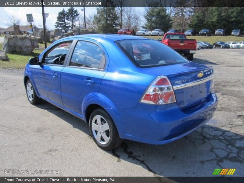Bright Blue / Charcoal 2011 Chevrolet Aveo LT Sedan