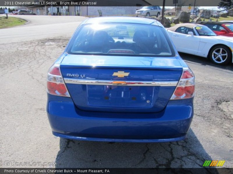 Bright Blue / Charcoal 2011 Chevrolet Aveo LT Sedan