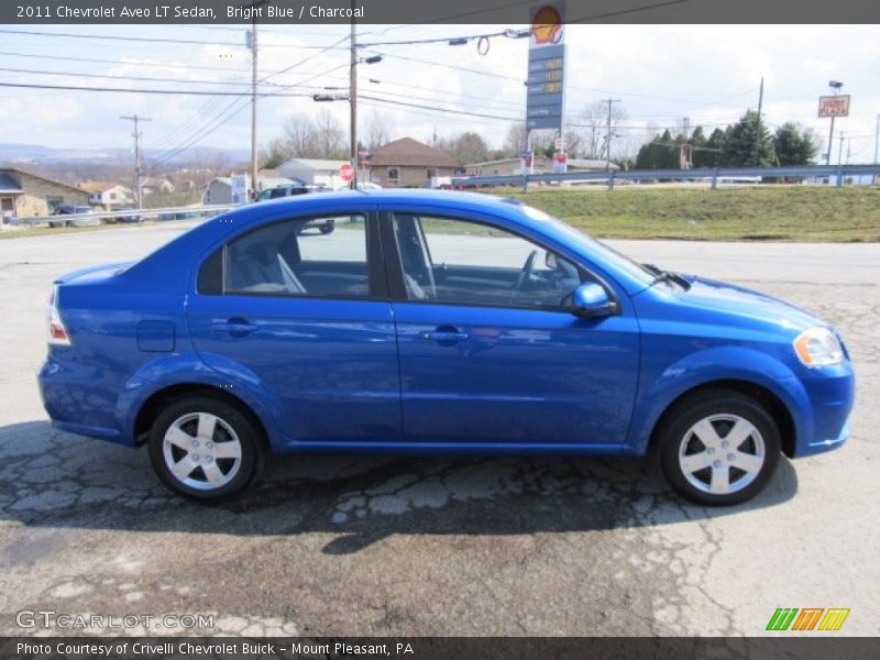 Bright Blue / Charcoal 2011 Chevrolet Aveo LT Sedan