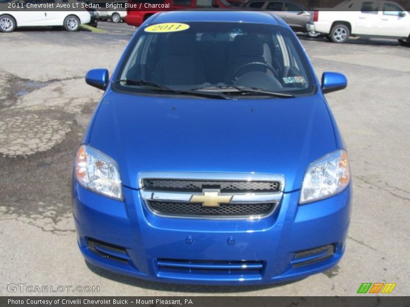 Bright Blue / Charcoal 2011 Chevrolet Aveo LT Sedan