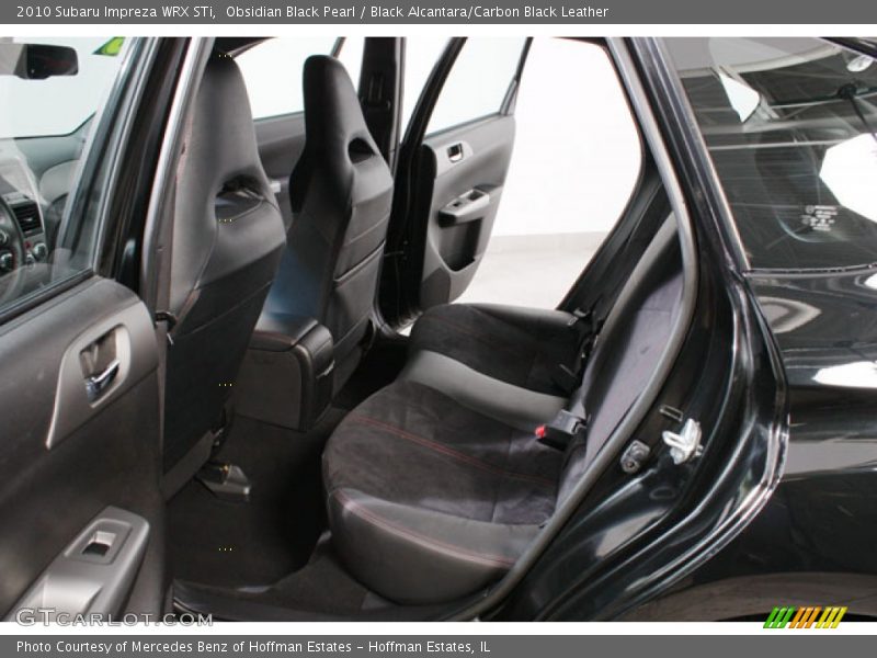 Obsidian Black Pearl / Black Alcantara/Carbon Black Leather 2010 Subaru Impreza WRX STi