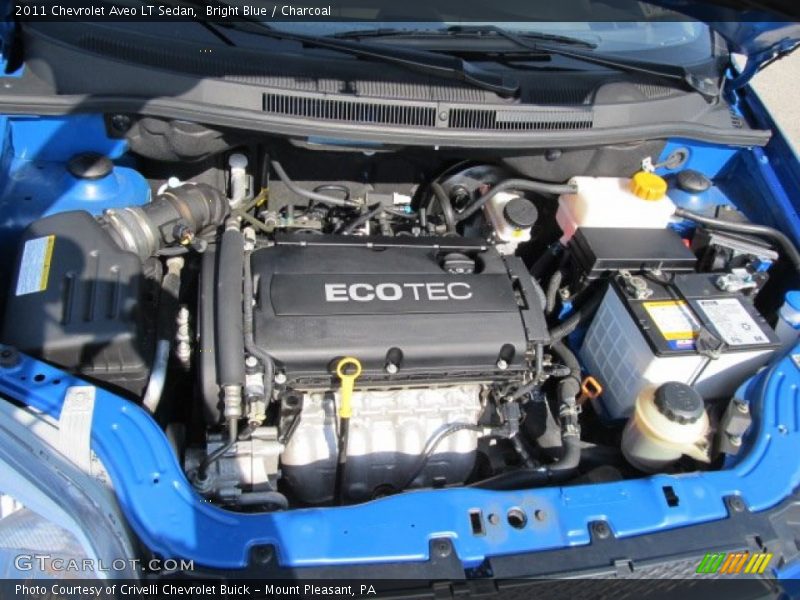 Bright Blue / Charcoal 2011 Chevrolet Aveo LT Sedan