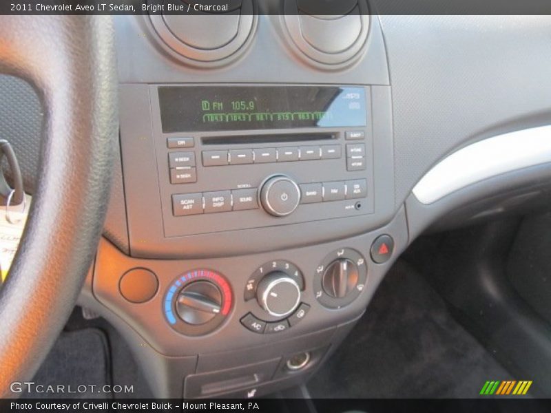 Bright Blue / Charcoal 2011 Chevrolet Aveo LT Sedan