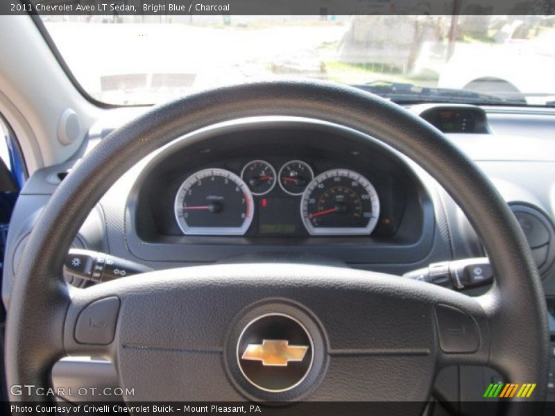 Bright Blue / Charcoal 2011 Chevrolet Aveo LT Sedan