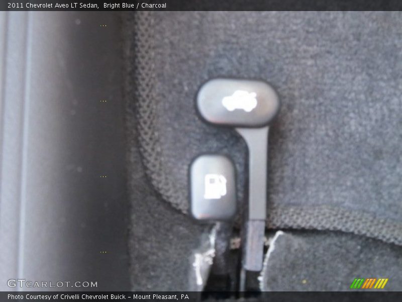 Bright Blue / Charcoal 2011 Chevrolet Aveo LT Sedan