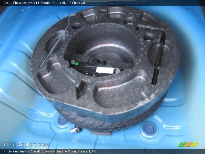 Bright Blue / Charcoal 2011 Chevrolet Aveo LT Sedan