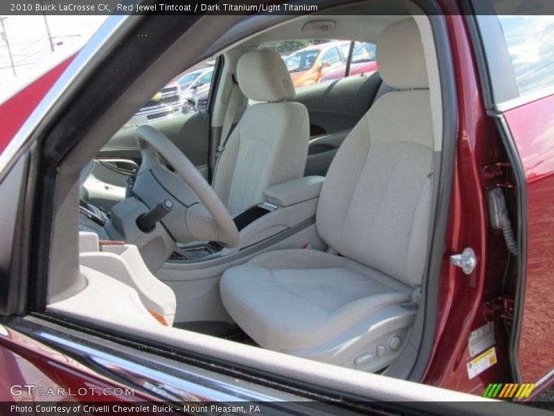 Red Jewel Tintcoat / Dark Titanium/Light Titanium 2010 Buick LaCrosse CX