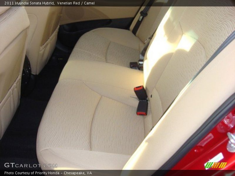 Venetian Red / Camel 2011 Hyundai Sonata Hybrid