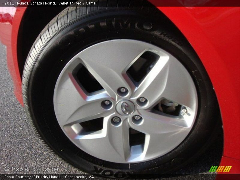 Venetian Red / Camel 2011 Hyundai Sonata Hybrid
