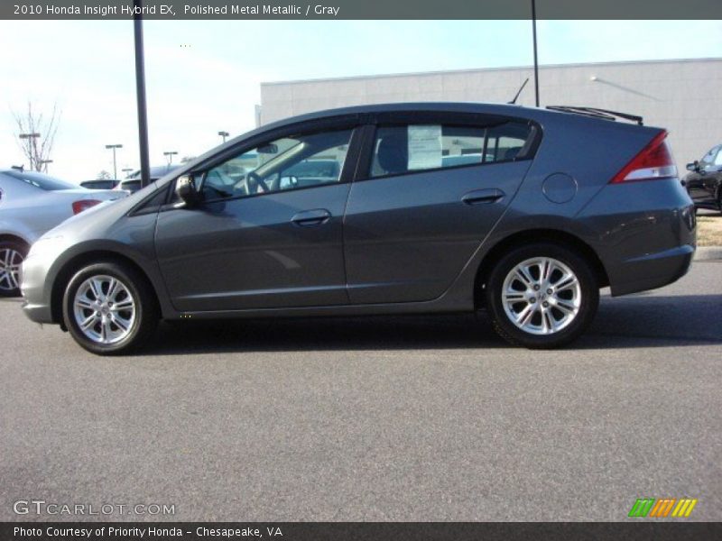 Polished Metal Metallic / Gray 2010 Honda Insight Hybrid EX