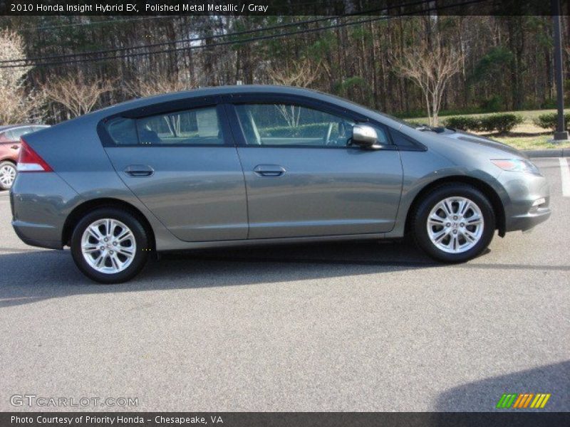 Polished Metal Metallic / Gray 2010 Honda Insight Hybrid EX