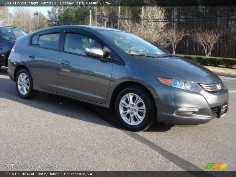 Polished Metal Metallic / Gray 2010 Honda Insight Hybrid EX