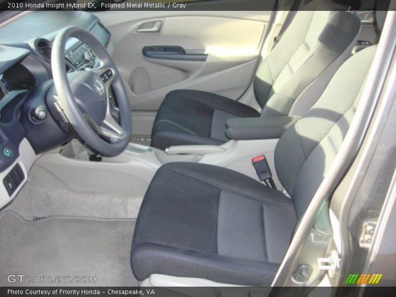 Polished Metal Metallic / Gray 2010 Honda Insight Hybrid EX