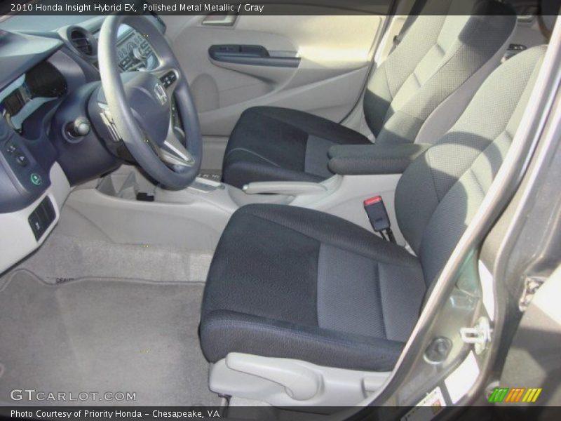 2010 Insight Hybrid EX Gray Interior