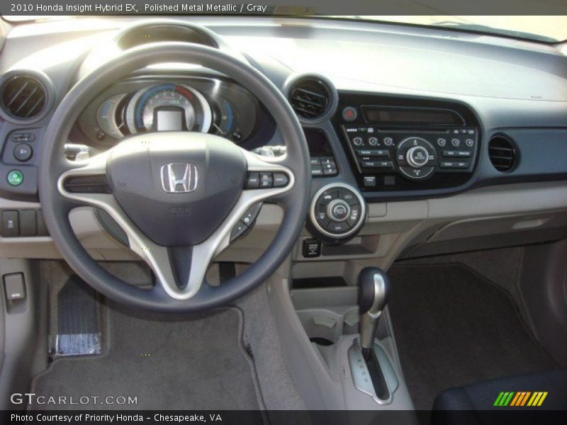 Polished Metal Metallic / Gray 2010 Honda Insight Hybrid EX