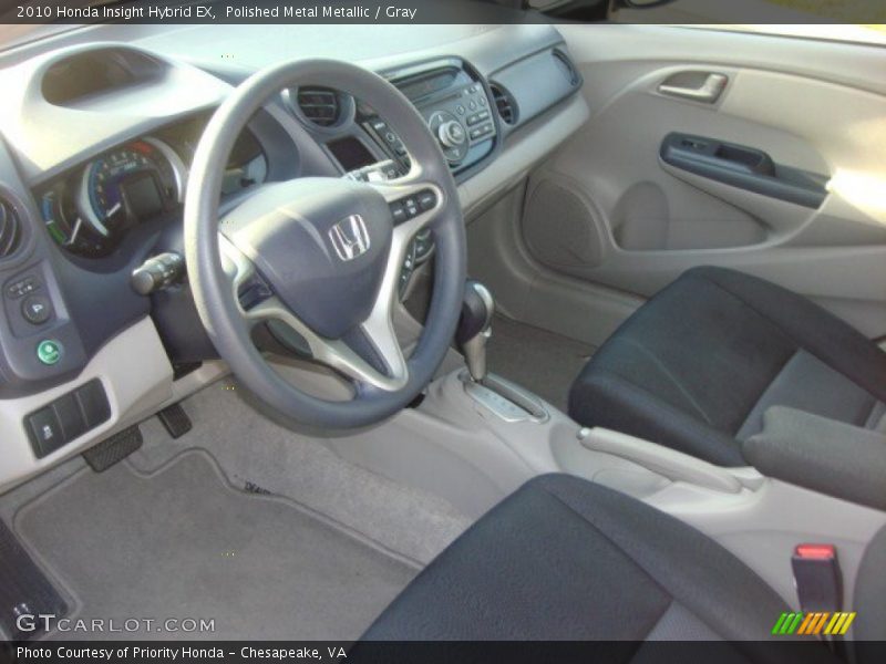 Polished Metal Metallic / Gray 2010 Honda Insight Hybrid EX