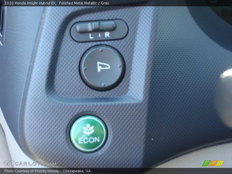 Polished Metal Metallic / Gray 2010 Honda Insight Hybrid EX