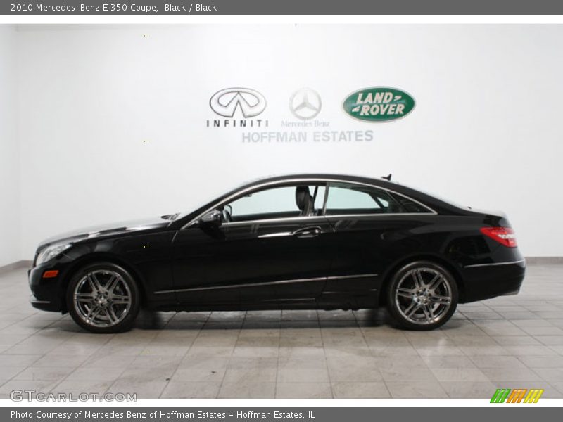 Black / Black 2010 Mercedes-Benz E 350 Coupe