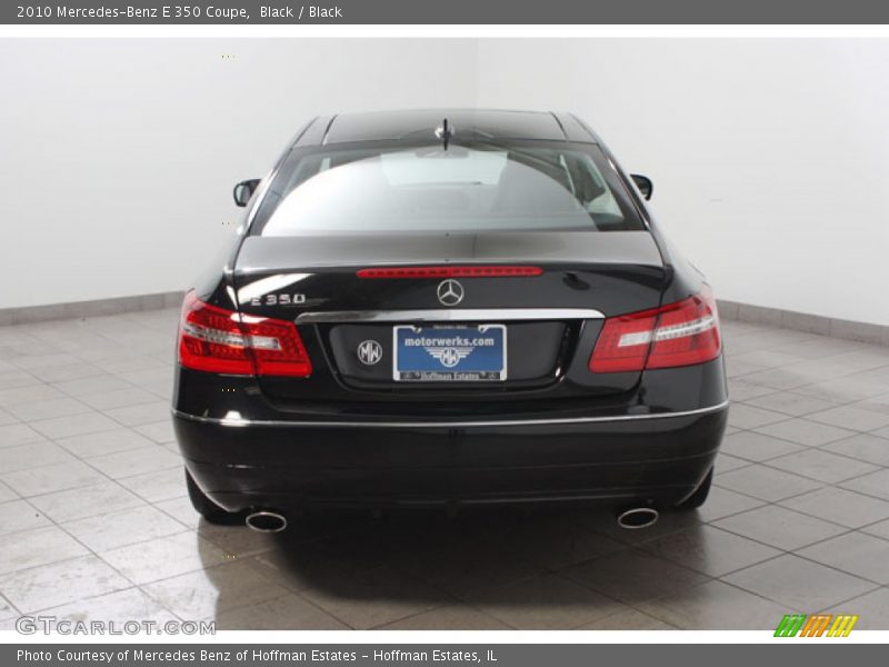 Black / Black 2010 Mercedes-Benz E 350 Coupe
