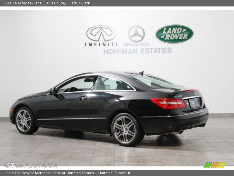 Black / Black 2010 Mercedes-Benz E 350 Coupe