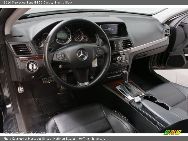 Black / Black 2010 Mercedes-Benz E 350 Coupe