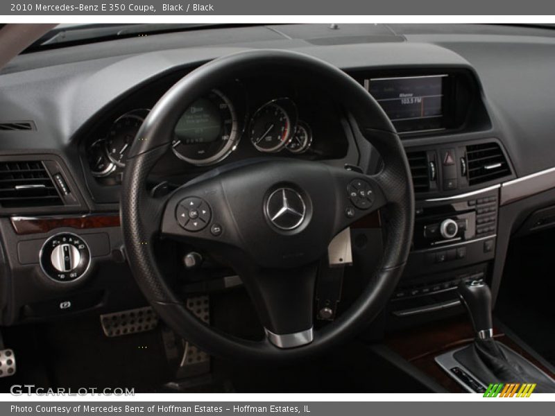Black / Black 2010 Mercedes-Benz E 350 Coupe