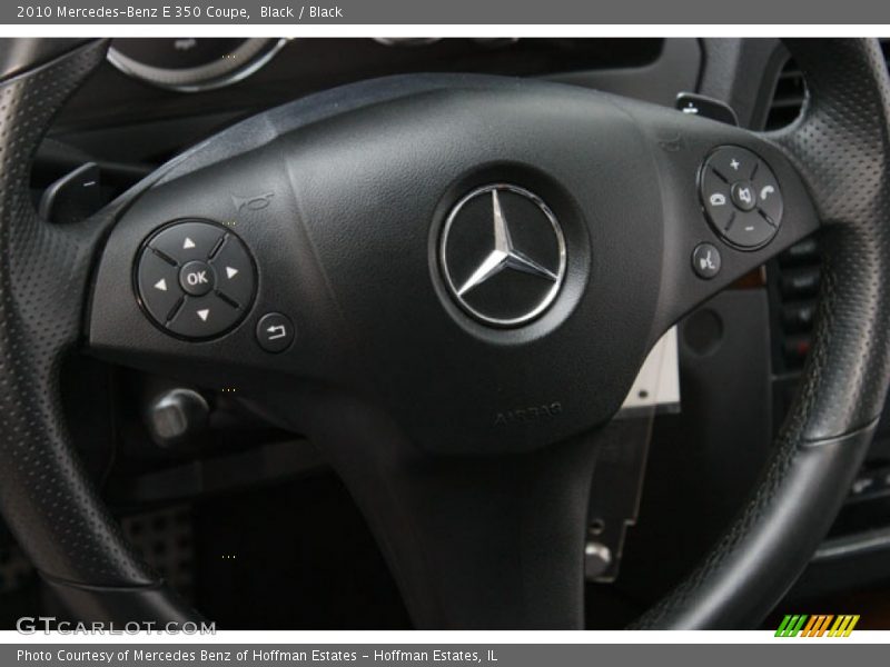 Black / Black 2010 Mercedes-Benz E 350 Coupe