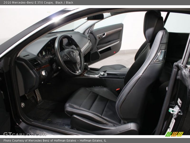Black / Black 2010 Mercedes-Benz E 350 Coupe