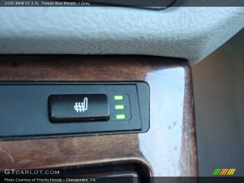 Toledo Blue Metallic / Grey 2005 BMW X5 3.0i
