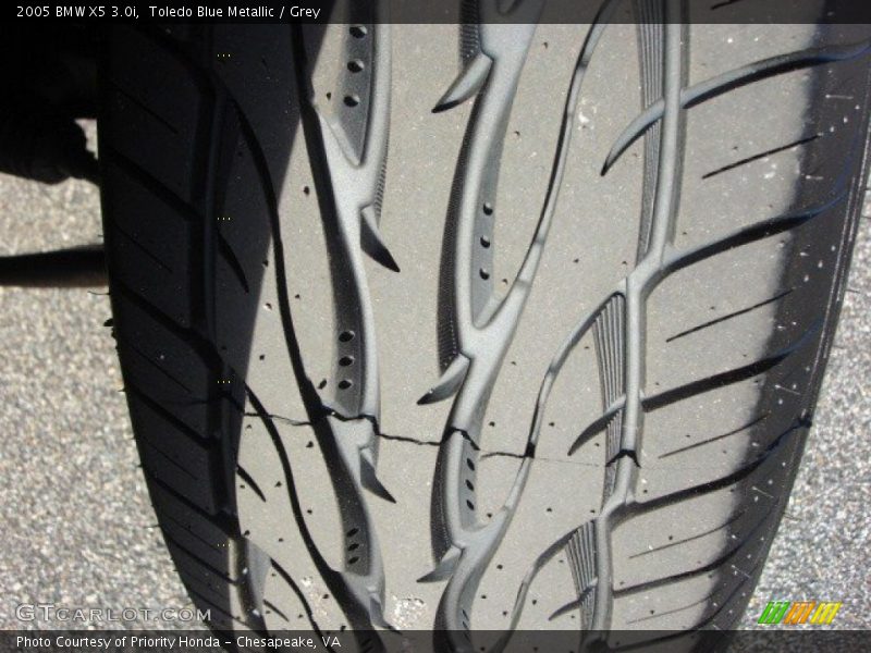 Toledo Blue Metallic / Grey 2005 BMW X5 3.0i