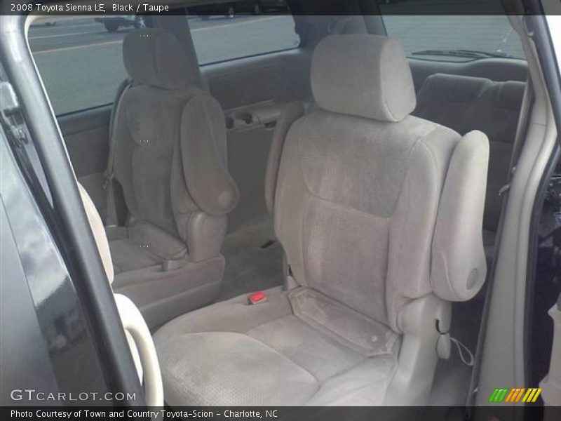 Black / Taupe 2008 Toyota Sienna LE