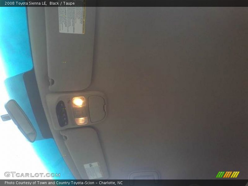 Black / Taupe 2008 Toyota Sienna LE
