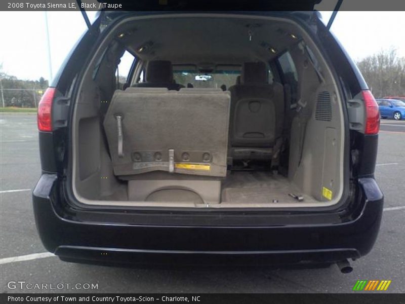 Black / Taupe 2008 Toyota Sienna LE