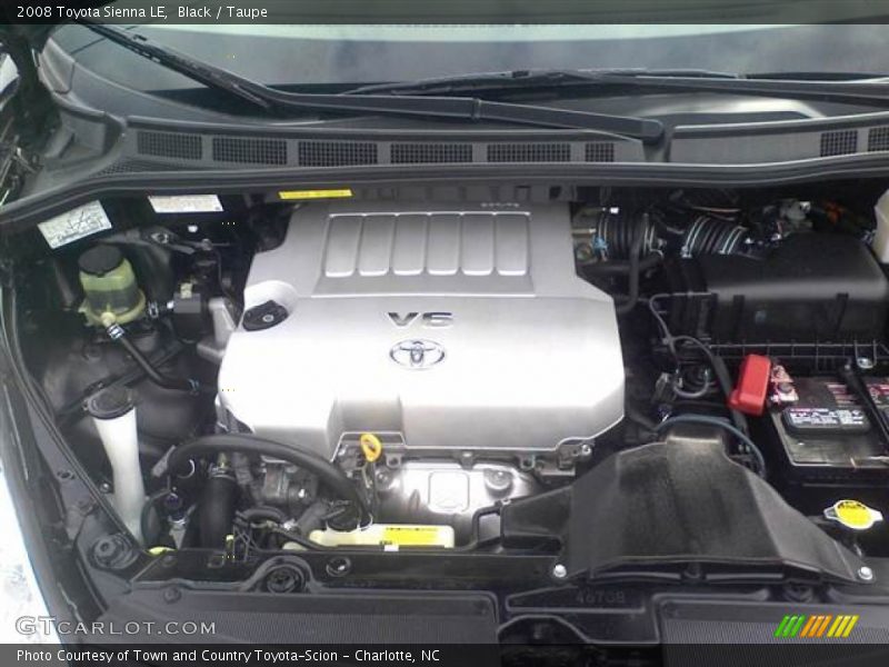 Black / Taupe 2008 Toyota Sienna LE