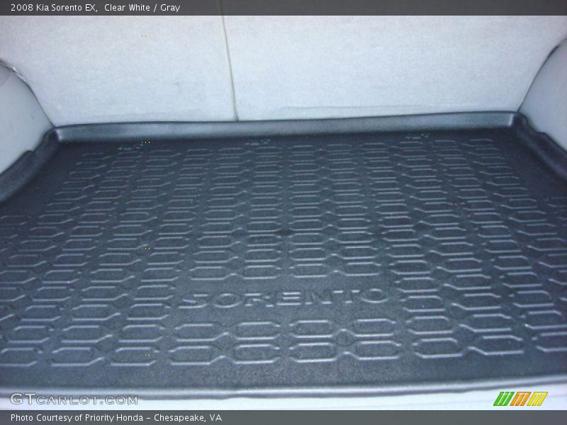 Clear White / Gray 2008 Kia Sorento EX
