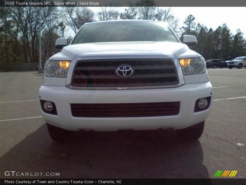 Super White / Sand Beige 2008 Toyota Sequoia SR5